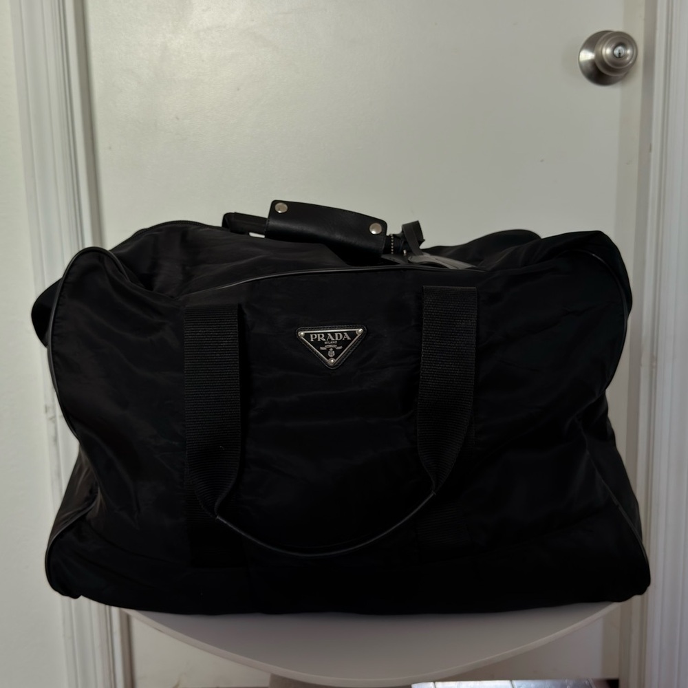 Prada Black Duffel Bag for Men